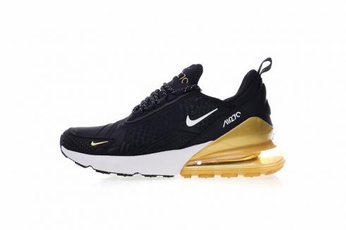 Nike Air Max 270 Black Metalic Gold 