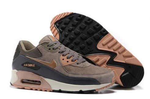 Nike Air Max 90 Leather Women Men Shoes 