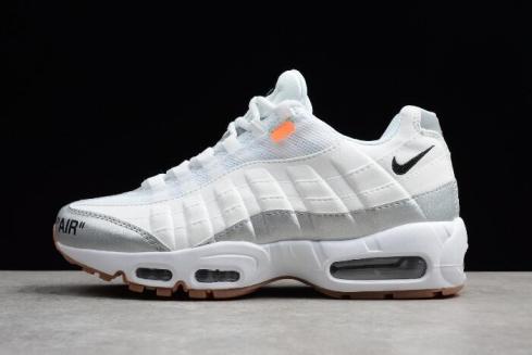 Nike Air Max 95 White Silver Mens Size 