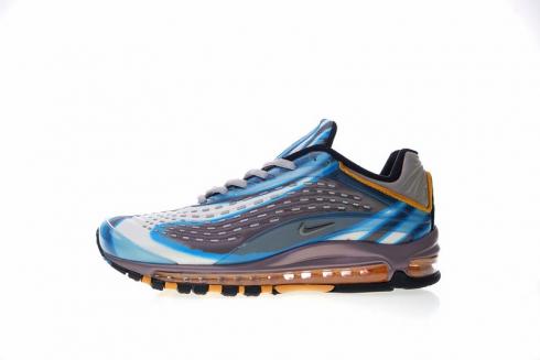 Nike air max deluxe blue grey orange & black Clearance
