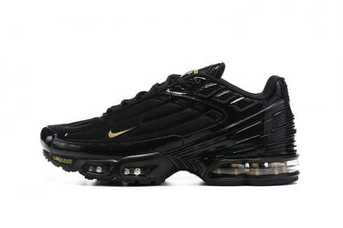 2021 Nike Air Max Plus 3 Black Metallic 