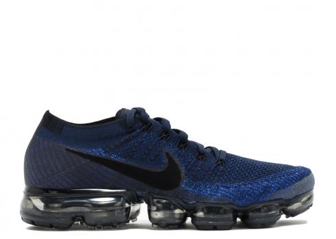 nike vapormax navy blue and white