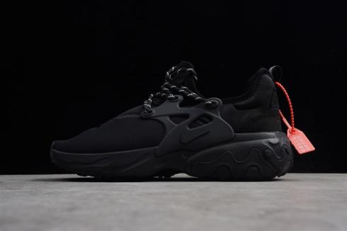 Nike Presto React Black White Gold 