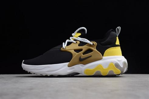 Nike Presto React Black White Gold 