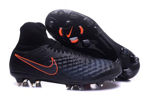 StclaircomoShops - Nike II FG Soccers Football Shoes Volt Black Orange - sneakers napapijri virtus na4dwf black