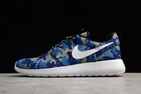Nike Roshe Run ID White Camo Blue 