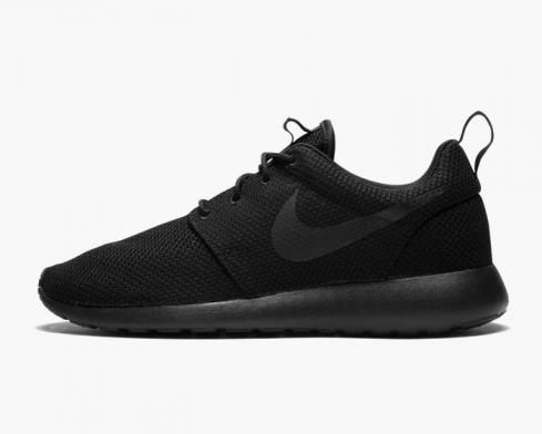 Nike roshe run mens black clearance
