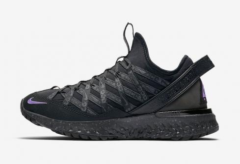 Nike acg react terra gobe black purple clearance