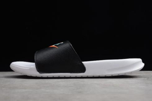 2019 Nike Benassi Swoosh Black White 