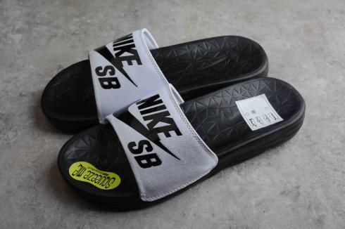 Nike SB Benassi Solarsoft White Black 