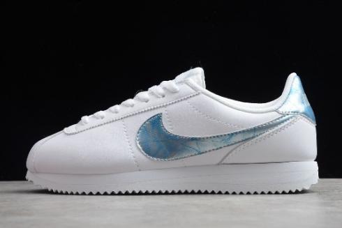 Nike Cortez Basic SL Psychic Blue White 