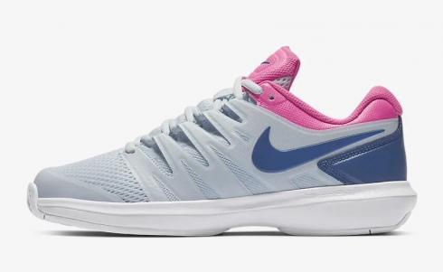 NikeCourt Air Zoom Prestige Half Blue Pink Blast White Indigo Force  AA8024-446 - RvceShops