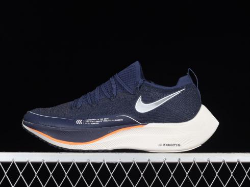 .Nike ZoomX Vaporfly NEXT% 4.0 Navy Blue White Orange DM4386-995