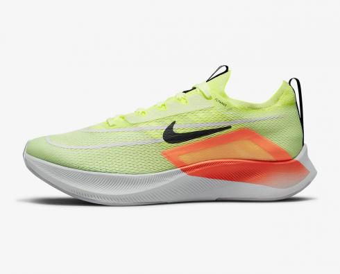 Nike Zoom Fly 4 Barely Volt Hyper Orange Bolt Black CT2392-700