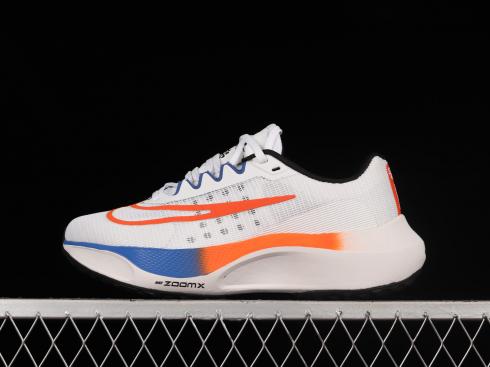Nike Zoom Fly 5 White Black Orange Blue DM8968-600
