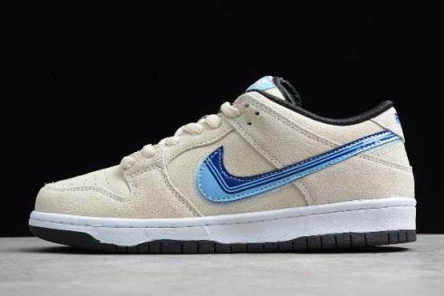 Nike sb dunk low light cream deep royal blue clearance