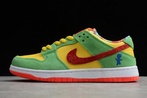 Nike SB Dunk Low ACG Yellow Green Red Shoes CT5053-005