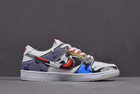 Nike SB Dunk Low TRD Graffiti White Multi Color Mens Shoes 883232 - RvceShops - - air veer on feet youtube channel