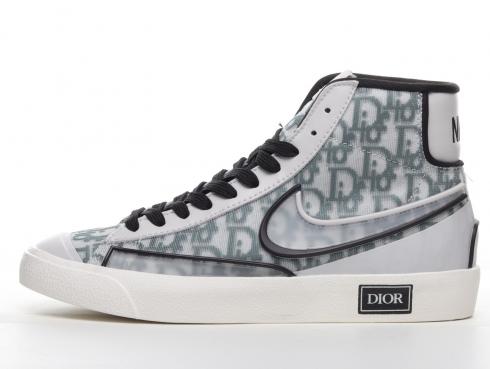Dior x Nike SB Blazer Mid White Black 