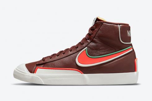Nike SB Blazer Mid 77 Infinite Brown Team Red White DA7233-200 -  StclaircomoShops