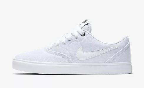 Nike sb solarsoft canvas white clearance