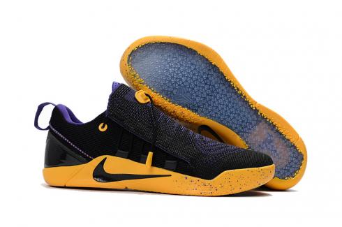 Black and yellow nike basketball shoes clearance