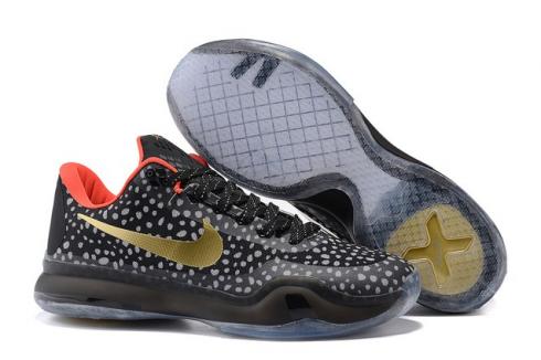 Nike Kobe 10 X EP Low Black Mamba Gold 