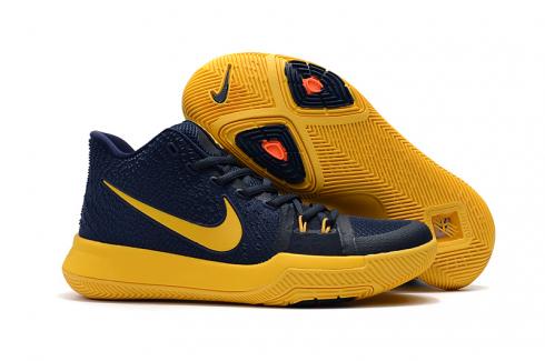 Blue and yellow basketball shoes clearance
