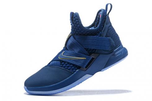 Lebron soldier 12 blue and gold clearance