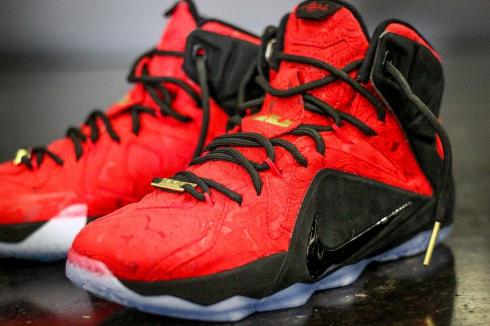 Nike LeBron 12 EXT - Red Paisley
