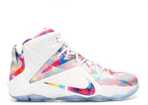 White lebron 12 Clearance