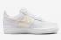 Nike Air Force 1 Low Flower Swoosh White Gold DO9458-100