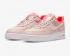 Nike Air Force 1 Low Fossil Stone Laser Crimson White DQ7782-200