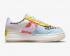 Nike Air Force 1 Low Shadow Multi Print Houndstooth Bright Citron DM8076-100