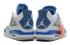 Nike Air Jordan Retro 4 IV White Military Blue Basketball Shoes 308497 105 P5