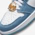 Air Jordan 1 High OG Worn Blue Denim White Metallic Gold DM9036-104