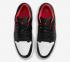 Air Jordan 1 Low White Toe Black Red 553558-063
