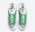 Sacai x Nike SB Blazer Low Medium Grey Classic Green White DD1877-001