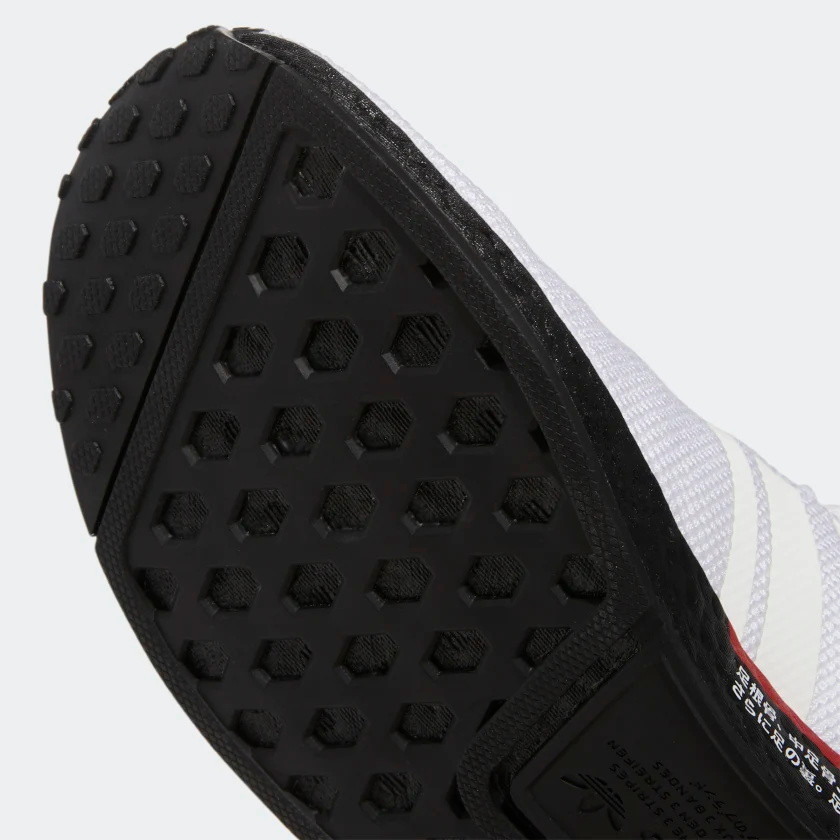 Adidas NMD R1 Cloud White Core Black Scarlet HQ2069 - adidas ximending  store hours of operation sunday - Sepsale