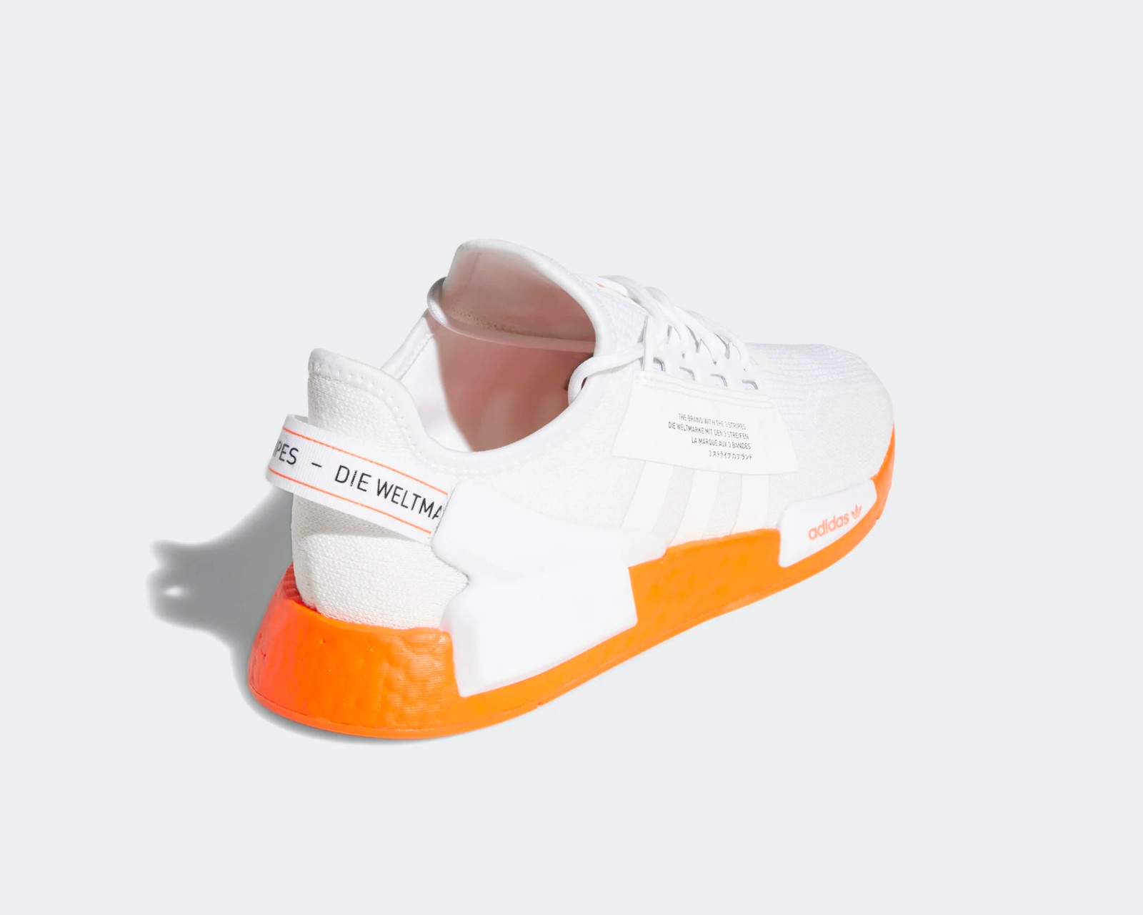 Adidas NMD R1 V2 Cloud White Solar Red FX3902 - Sepsale - adidas leonero  white women shoes heels wedges