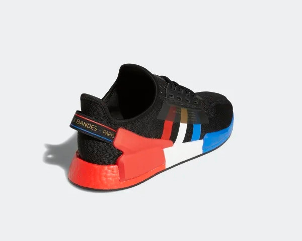 Adidas NMD R1 V2 Paris Core Black Cloud White Blue FY2070 - adidas voloomix  sliders for jeep parts diagram - StclaircomoShops