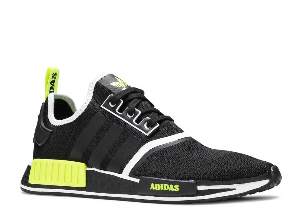 Adidas Nmd r1 Black Solar Yellow Core 