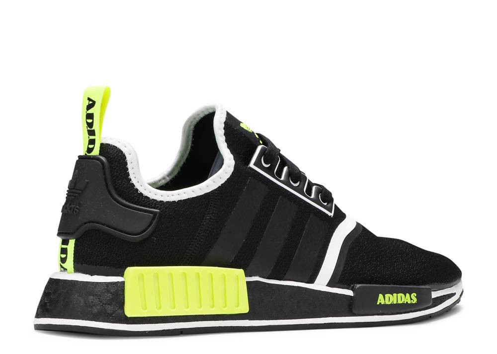 Adidas Nmd r1 Black Solar Yellow Core 