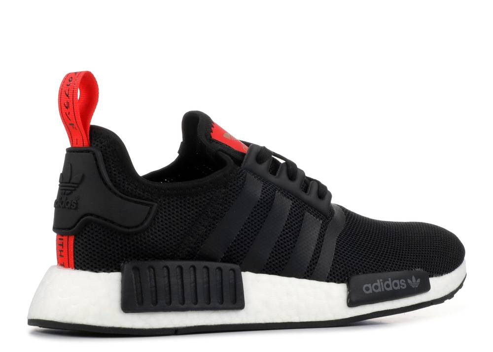 Adidas trainers black and red top