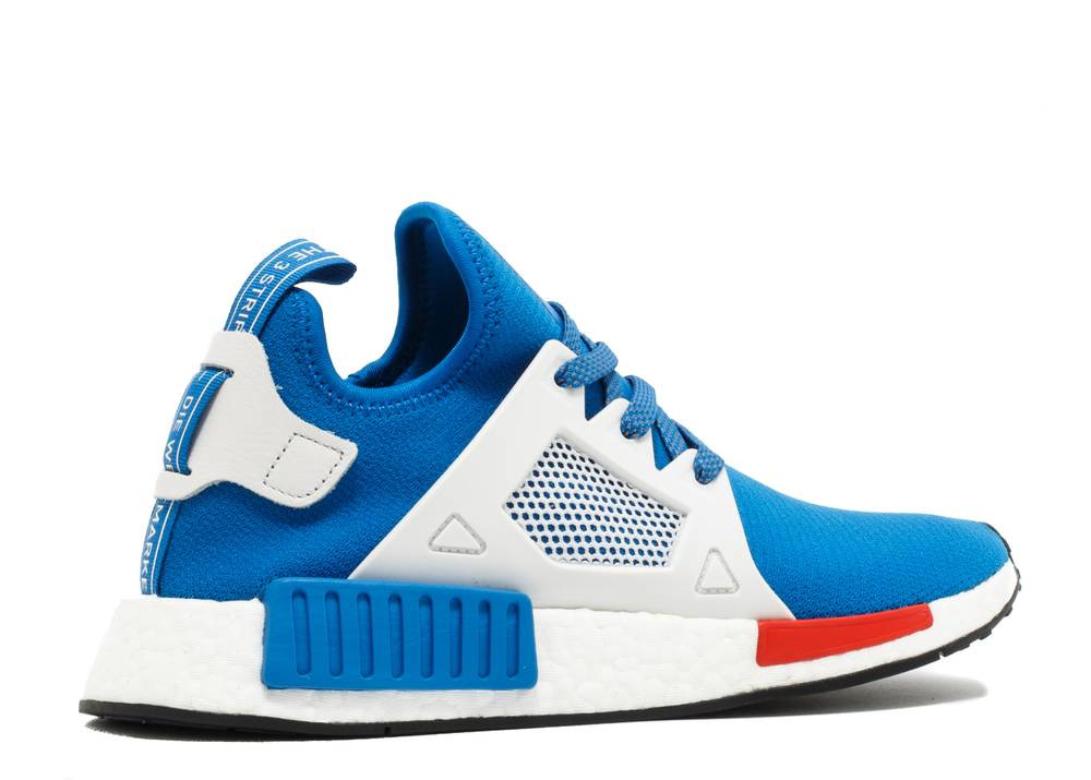 Adidas Nmd xr1 Footlocker Europe Exclusive Blue White Red CG3092 GmarShops Adidas NMD adidas equipment racing 91 sneaker shop