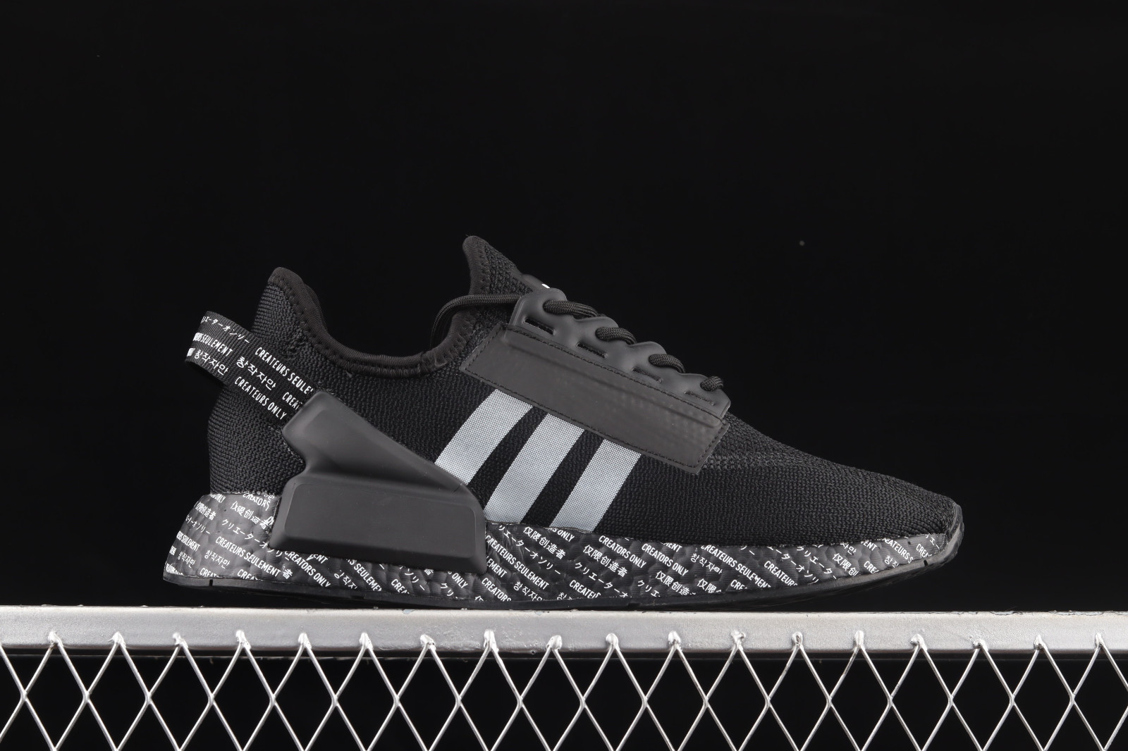 images of adidas shoes from the top view 2017 GaleriahitShops Adidas NMD Adidas Originals NMD R1 V2 Script Black Core Black Cloud White GX1120