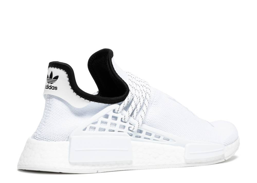 Adidas human race best sale white and black