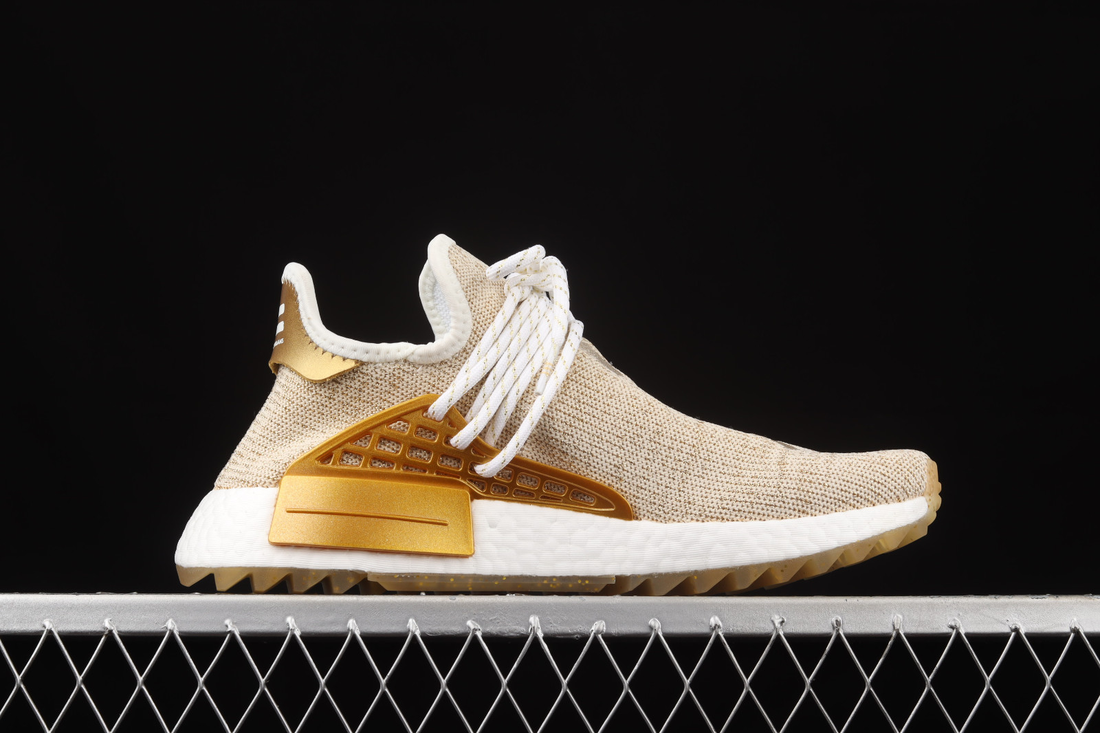 pasajero clase decidir Pharrell x Adidas NMD HU Trail Happy China Exclusive Gold Metallic Footwear  White F99762 - youth adidas shoe sizing guide for women inches - Sepsale