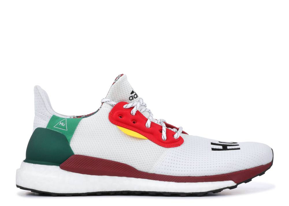 Adidas Pharrell X Solar Hu Glide White Core Bold Footwear BB8044 -