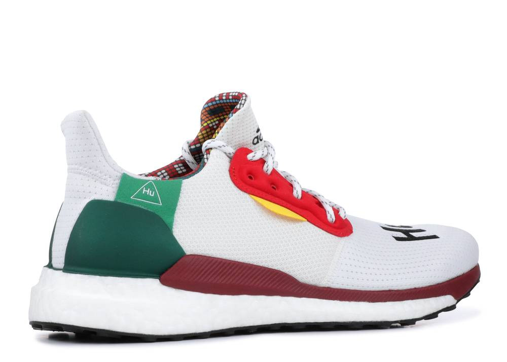 Adidas Pharrell X Solar Hu Glide White Core Bold Footwear BB8044 -